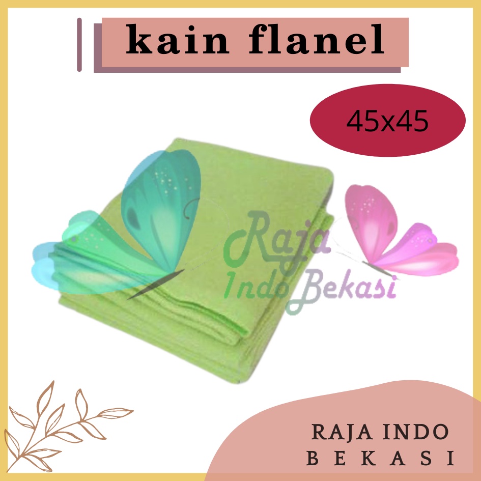 Kain Flanel Hidroponik 45x45cm - Media Hidroponik Flanel Lembaran - Untuk Sumbu Hidroponik