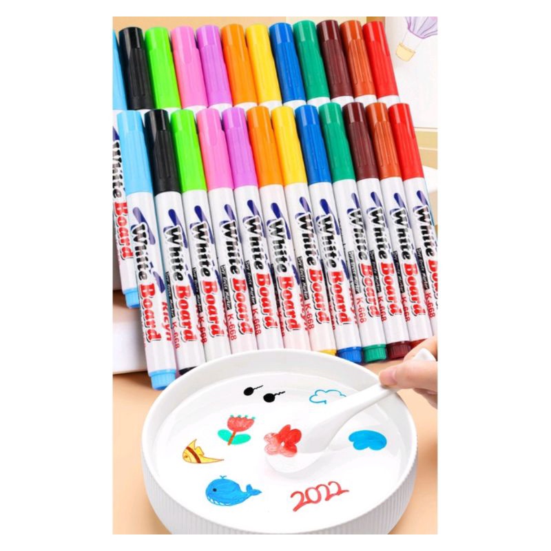 

LYSASHOP - 1Pcs Spidol Ngapung Papan Tulis Whiteboard Marker Floating