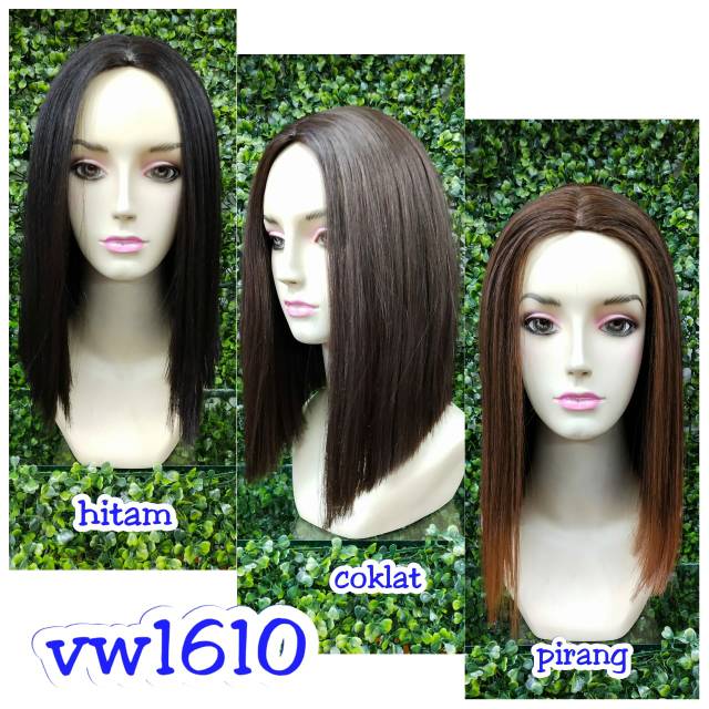 Wig Vw 1610 Smoothing Pendek Sebahu Shopee Indonesia