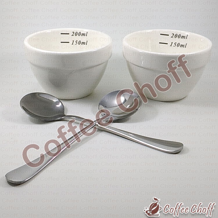 PAKET CUPPING BOWL CUPPING SPOON MANGKOK CUPPING SENDOK CUPPING
