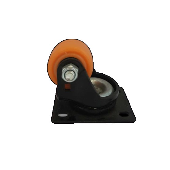 Roda Caster Troli / Trolley Nylon Nilon Orange 1,5 Inch Hidup ( Putar ) Ranger Germany