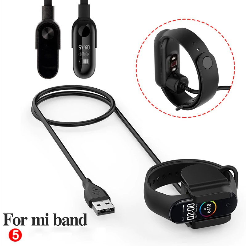 Cable Xiaomi Mi Band 5 6 Smart Charger Charging Kabel Cas Jam MiBand USB