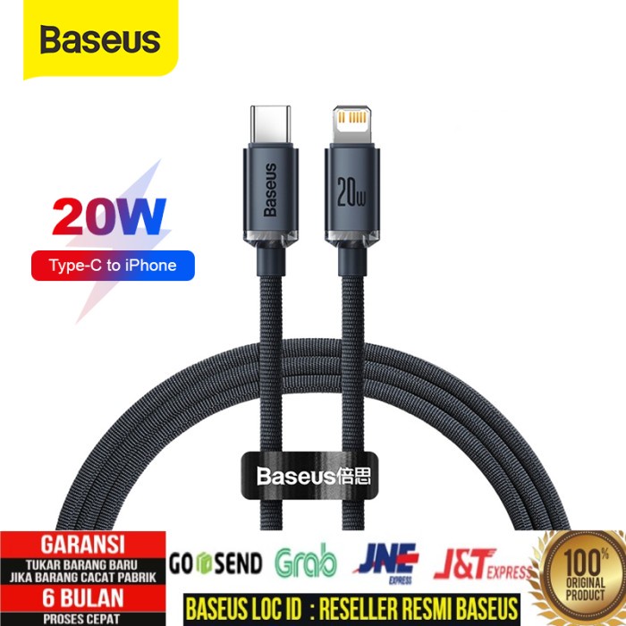 Baseus Kabel Data iPhone Cable Type C to Lightning Fast Charging 20W