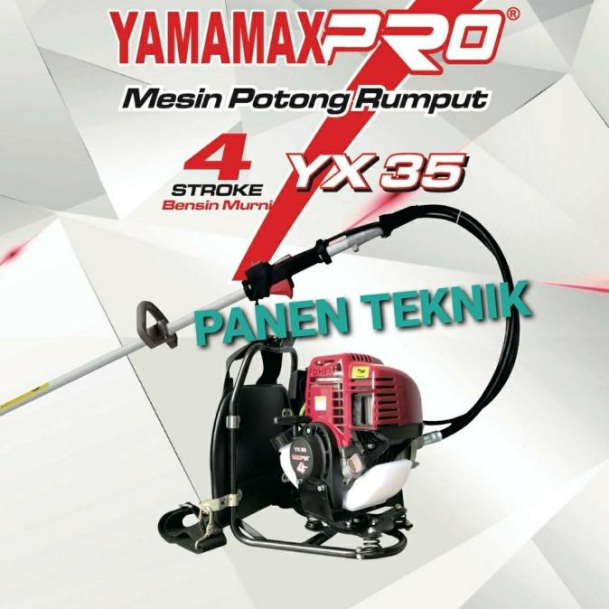 Mesin Potong Rumput Gendong Yamamax Pro 4 Tak Mirip Honda