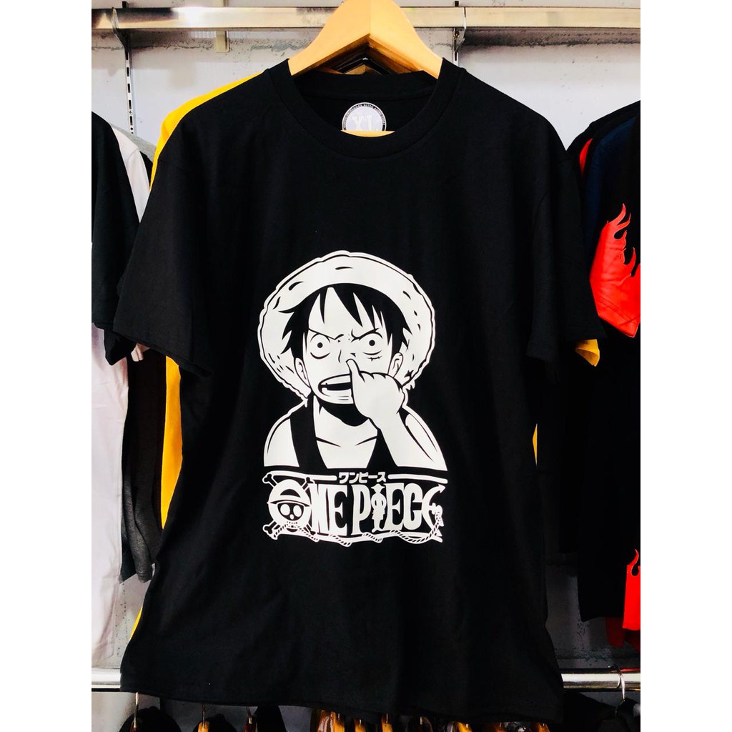 Kaos Onepiece Luffy Jiken Black