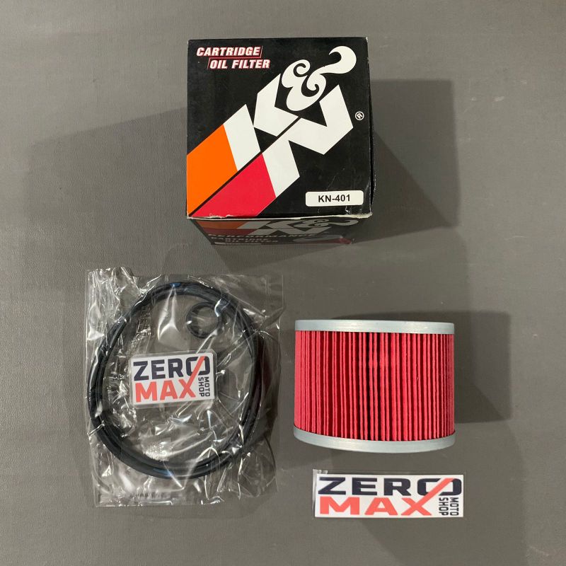 Filter Oli K&N KNN KN 401 Original Kawasaki Ninja 250R 250 Karbu Karburator