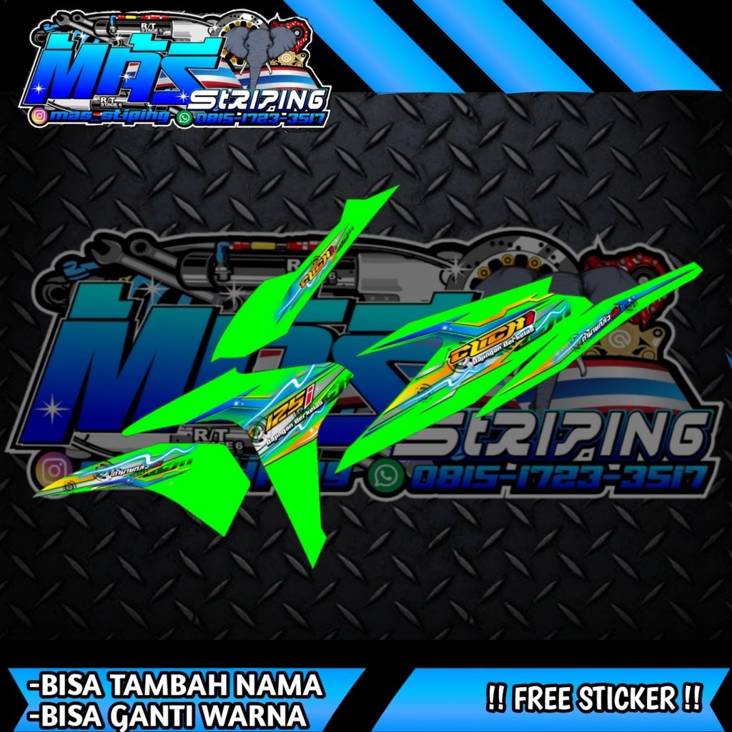 Jual Stiker Striping vario 125i old variasi transparan | Shopee Indonesia