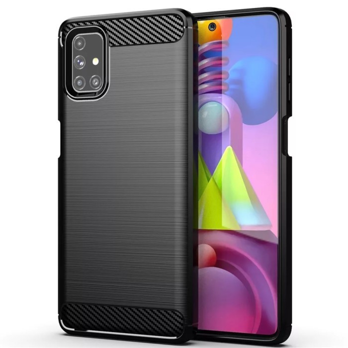 Casing Soft Case Samsung Galaxy M51 M 51 Slim Carbon Spigen Style