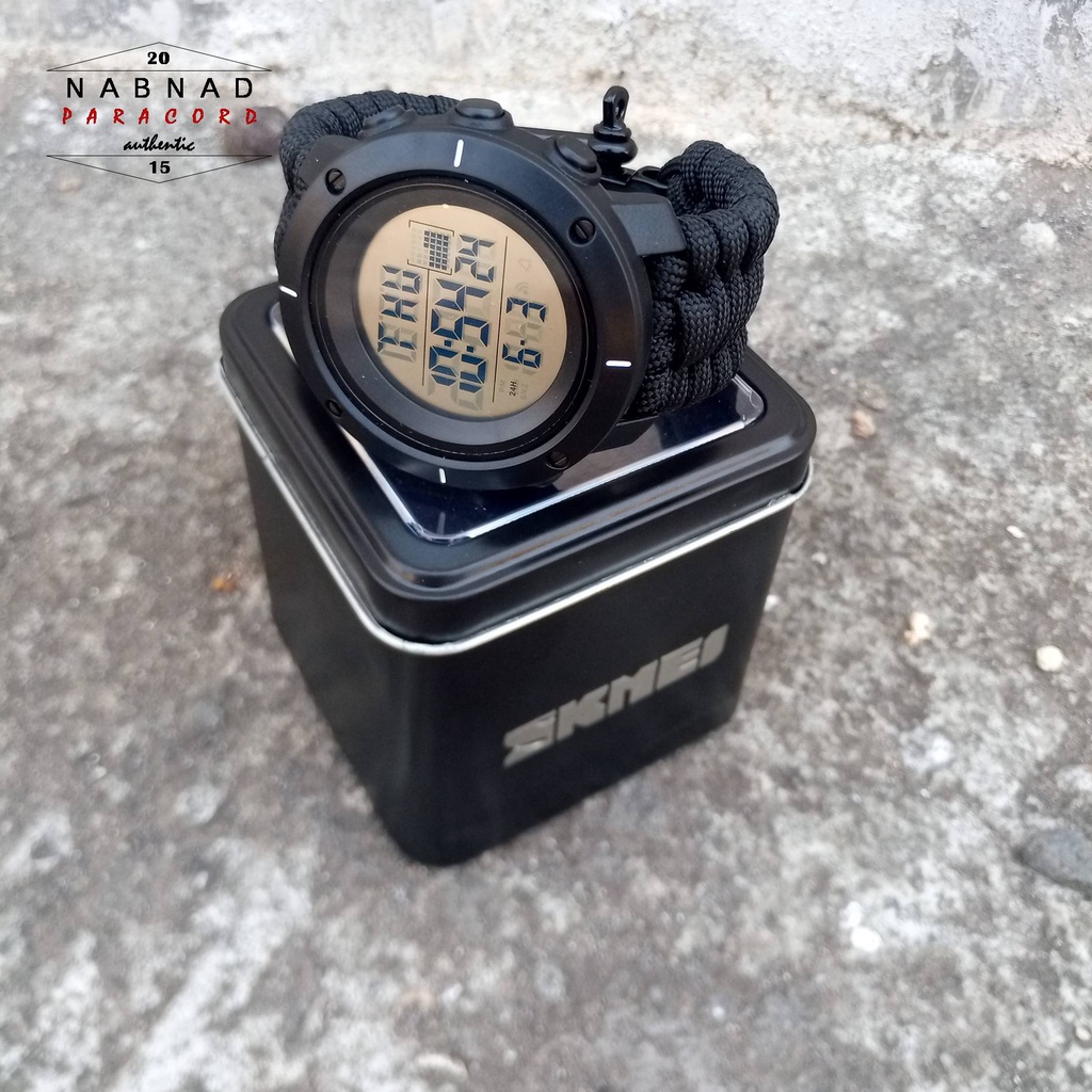 Nabnad Jam Tangan Skmei 1213 1434 Trilobite Shackle Pria Digital Wanita Sport Adventure Outdoor Cust