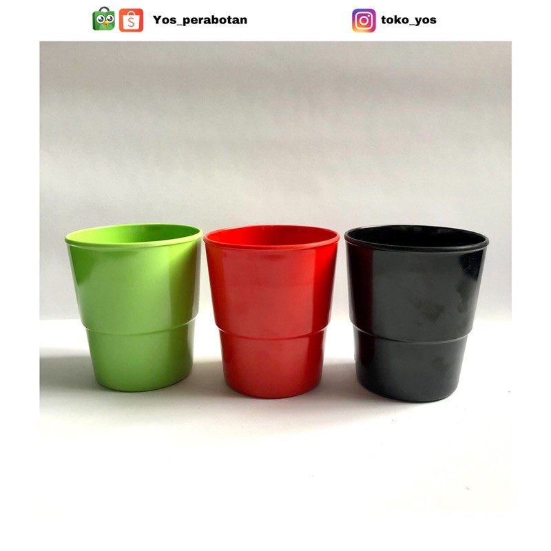 Gelas Melamin 250 ml Onyx 3330 /Gelas Melamin sedang Onyx 250 ml
