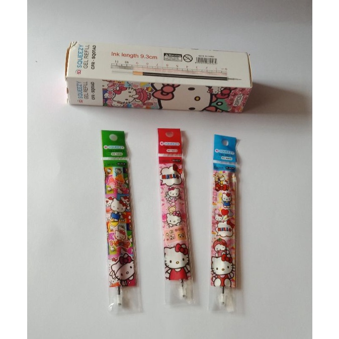 

refill/ isi pulpen gel/ karakter.