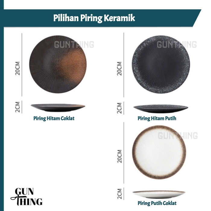 Set alat makan premium + piring keramik - set alat makan mewah (SET MAKAN + PIRING)