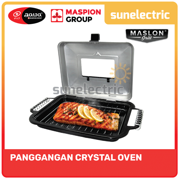 Maspion BLG Panggangan Crystal Oven Alat Panggang Ikan / BBQ Grill / Griller Pemanggang Kompor