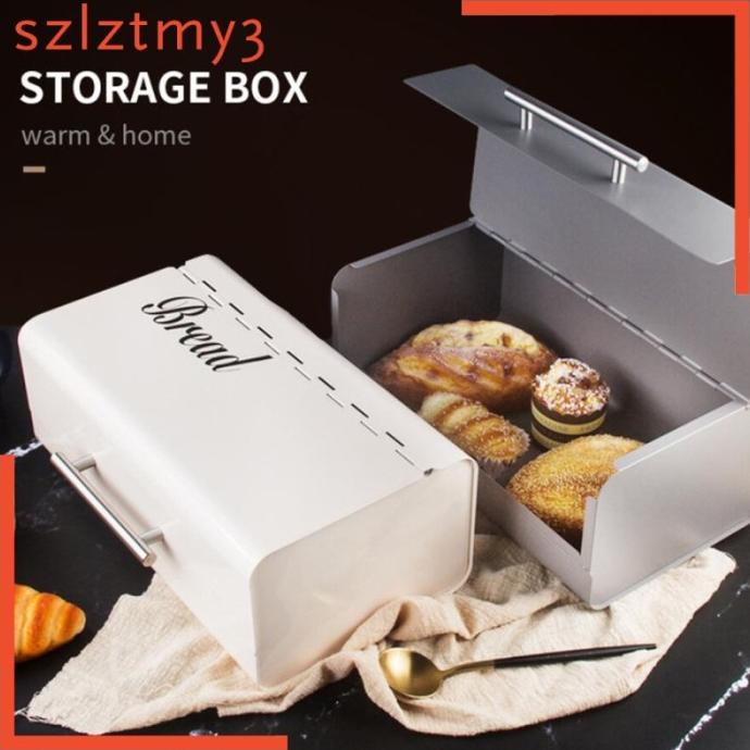 

TOP YOLO METAL VINTAGE BREAD STORAGE BOX WITH LID FOR K SDC4133S