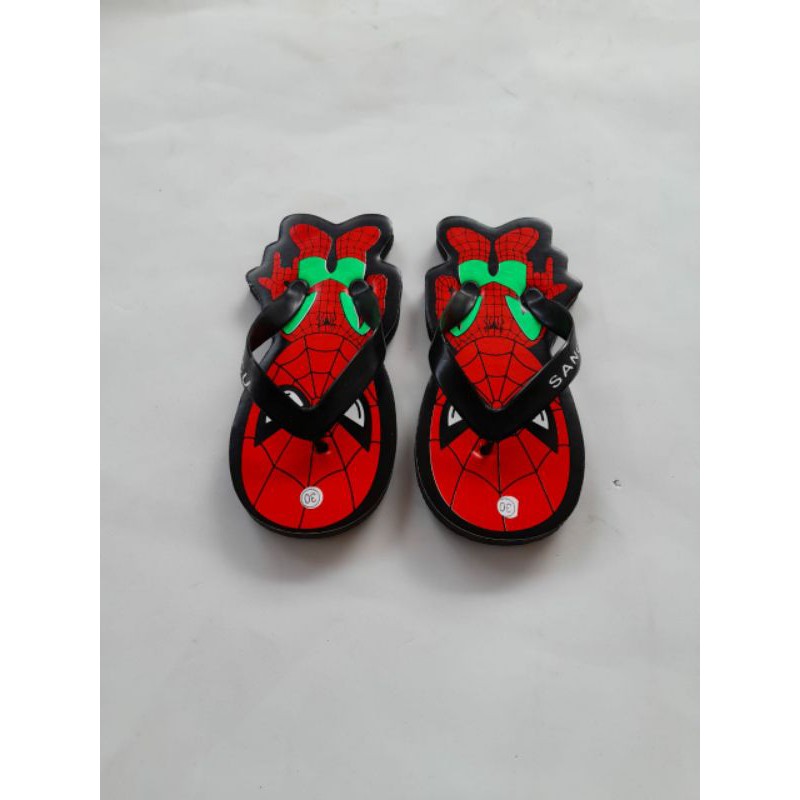 sandal anak super hero karakter spiderman lucu