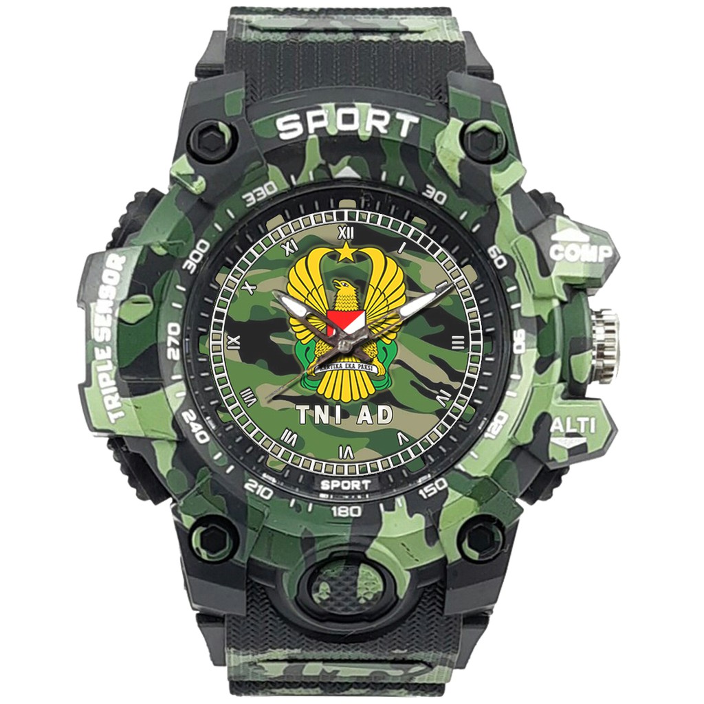 (SPECIAL EDITION) JAM TANGAN LOGO TNI-AD WATER RESISTANT NO.5