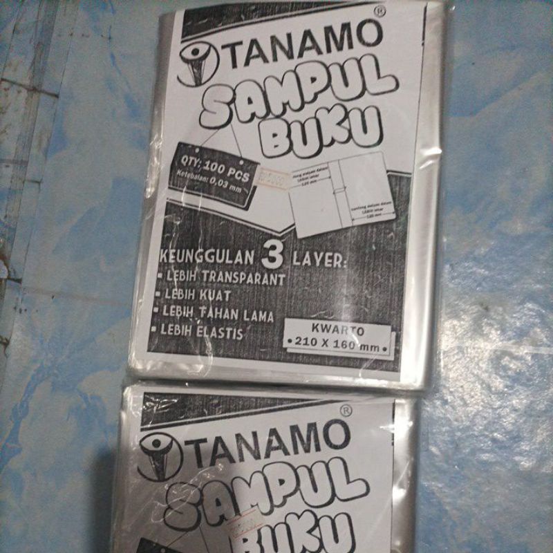 

sampul buku plastik merk ukuran 210x160mm / kwarto /buku biasa