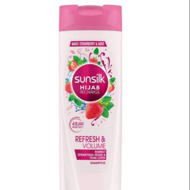 SUNSILK HIJAB RECHARGE REFRESH & VOLUME SHAMPOO 170 ML (PINK)