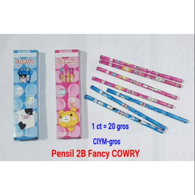 

12pcs Pensil lucu Fancy (HARGA PERLUSIN)