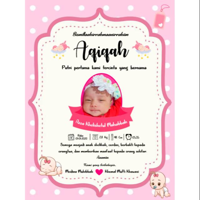 

CUSTOM STIKER AQIQAH/TASYAKURAN/STIKER BOX MAKANAN AQIQAH