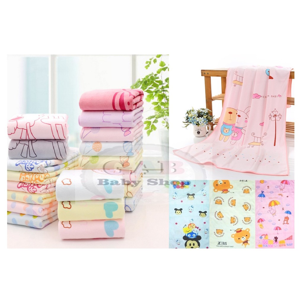 Handuk Anak Bayi Microfiber/Handuk Mandi Anak Bayi