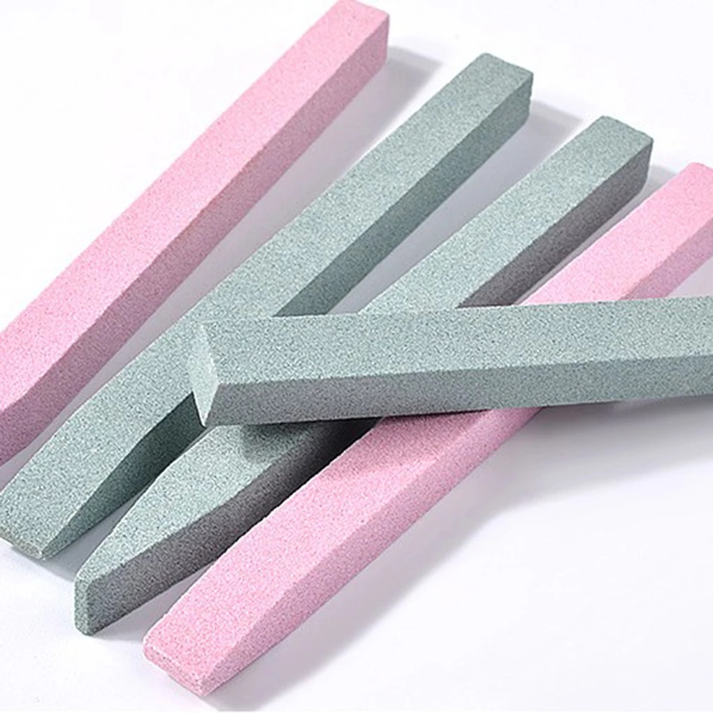 1PC Nail Art Grinding Stone Bar File /  Exfoliate Quartz Scrub Carving DIY Nail Art Tools /  Cuticle Remove Stick Pusher Dead Skin Manicure Care Tool