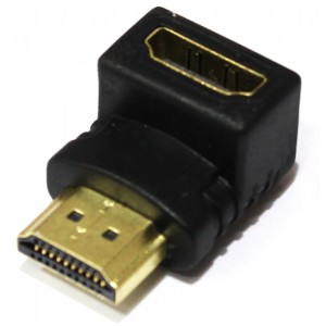 CONNECTOR HDMI FEMALE TO MALE TEKUK VEGGIEG HA-90