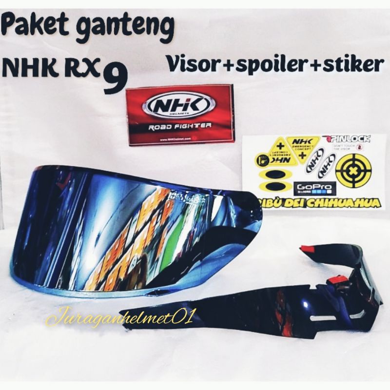 paket ganteng visor nhk rx 9 full stiker
