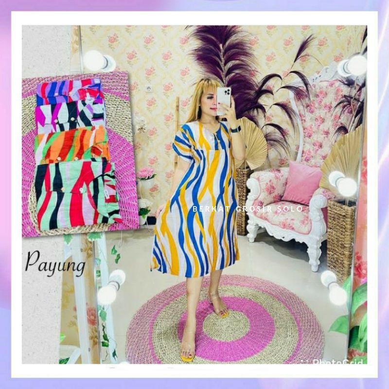 Daster Payung Busui Katun Rayon Motif Batik Kekinian Size Xl Termurah