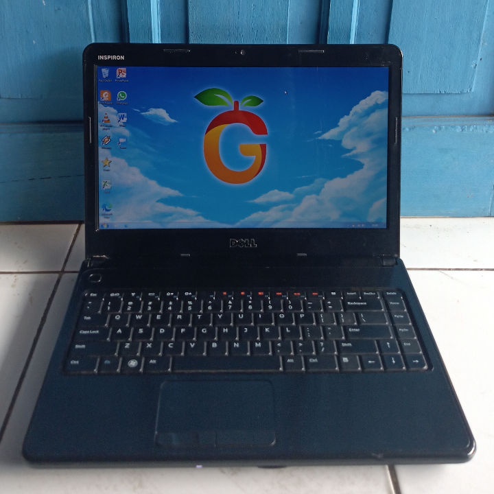Dell Inspiron N4030 Hitam Intel Pentium P6300 RAM 2GB HDD 500GB Windows 7 Laptop Second