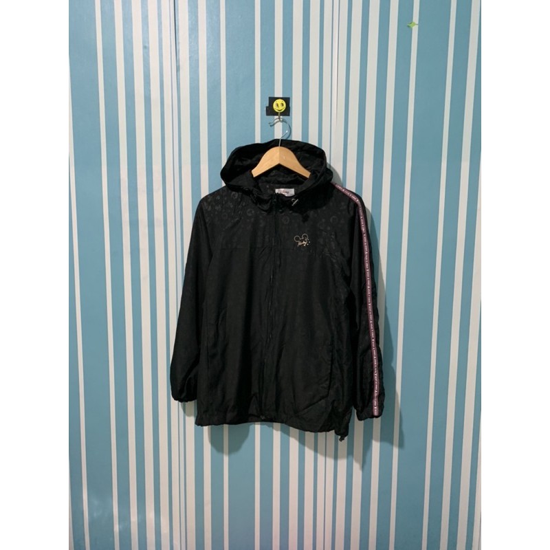 Mickey Disney Jaket track training jaket Sepeda jaket running jaket Windbreaker Thrift Preloved
