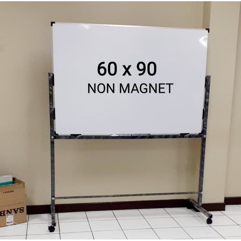 

Whiteboard 60 x 90 + kaki papan tulis standing