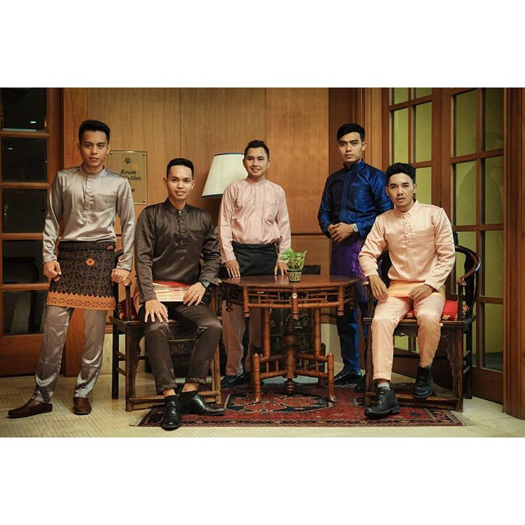 Set Baju Melayu Malaysia Pria Telok Belanga