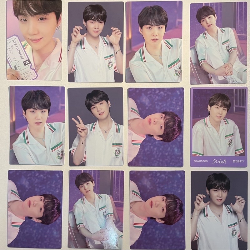 SUGA SOWOOZOO SWZ MPC MINI PHOTOCARD YOONGI MINIPC MINI PC 1 8 MUSTER FANMEETING MAUNG JAPAN TEAR HE