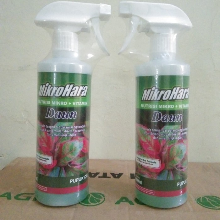 MIKROHARA DAUN 500 Ml Pupuk Daun Cair/Pupuk Tanaman/Pupuk Tanaman Hias/Pupuk Cair Tanaman