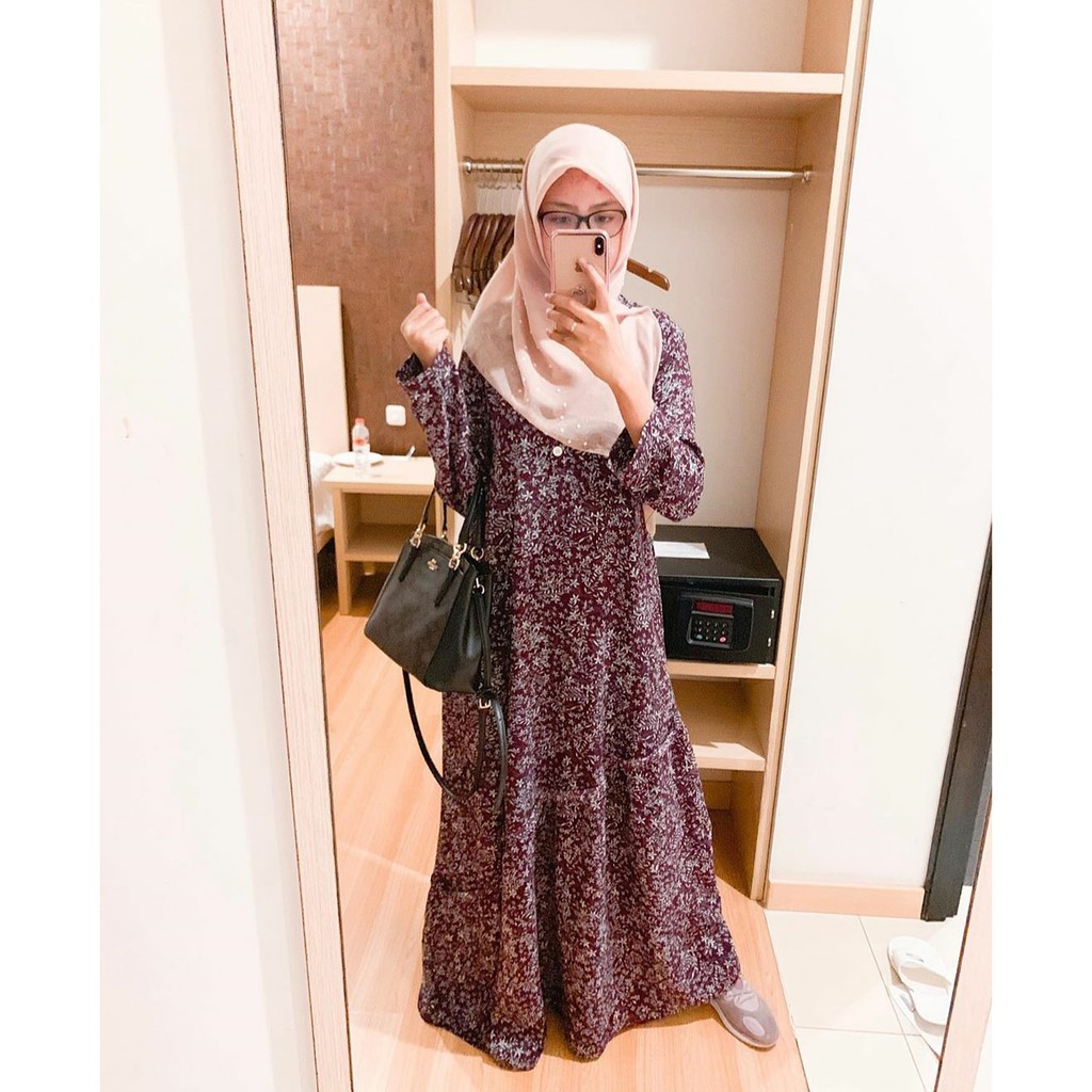 Yasmin Homeydress (Maroon) by Bbc Collections