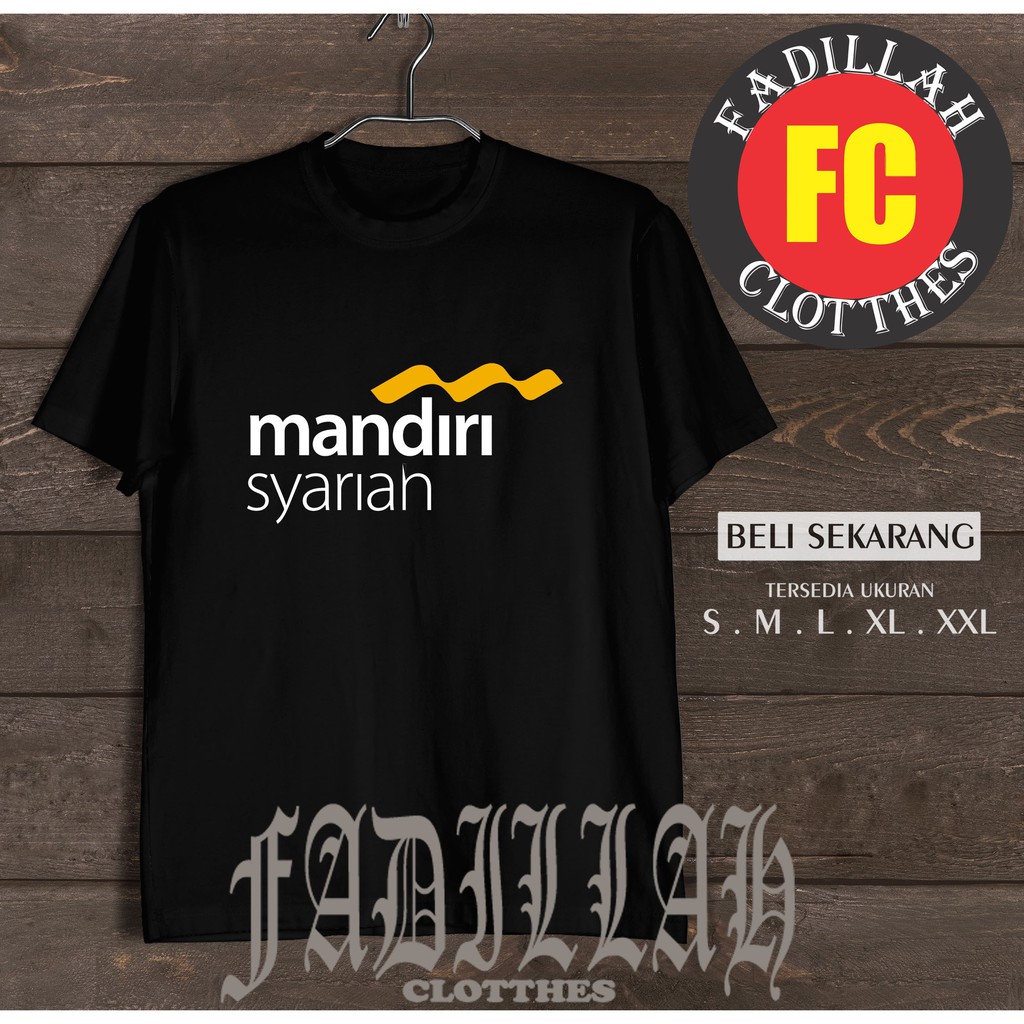 Kaos Baju Mandiri Syariah Kaos Perusahaan Bank