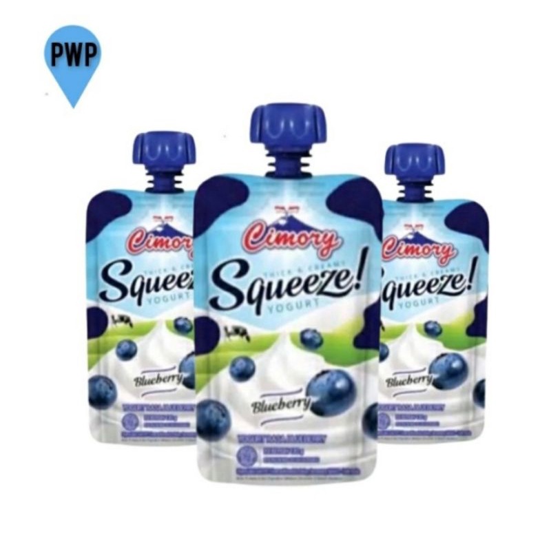 

Cimory Squeze Yogurt Blueberry 120Ml Triple Pack