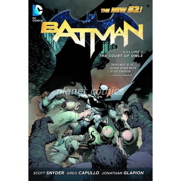 Batman Hc Vol 1 The Court Of Owls (N52) Jan120300 9781401235413