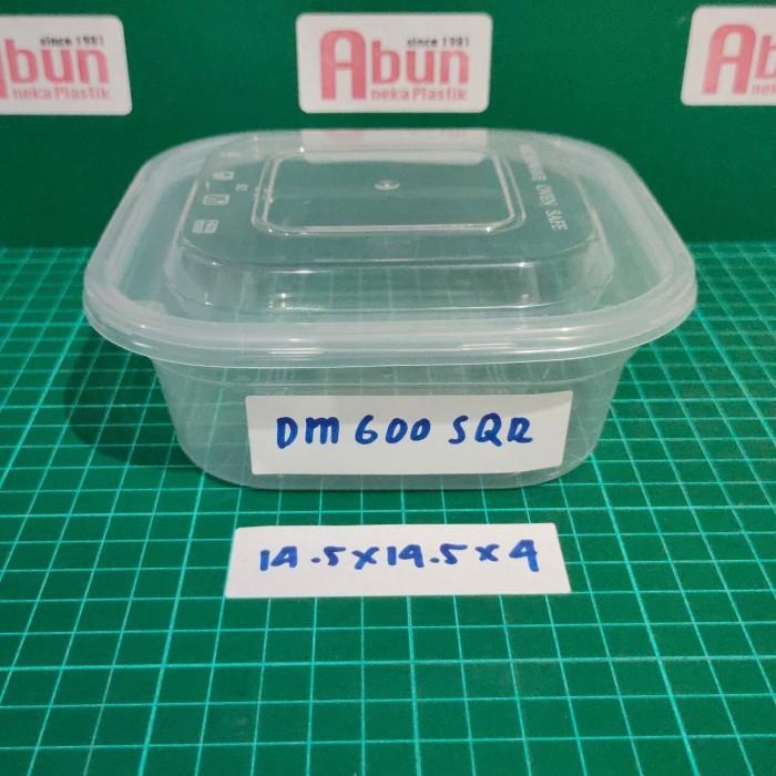 Wadahku Thinwall Dm Square 600 Ml @50Pcs