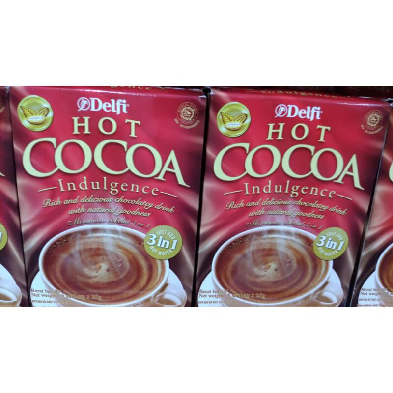 

DELFI HOT COCOA INDULGENCE 1 PACK ISI 5 PCS / DELFI / MINUMAN COKELAT / COKELAT PANAS