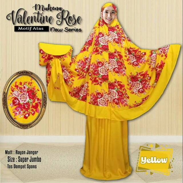 MUKENA BALI VALENTINE ROSE