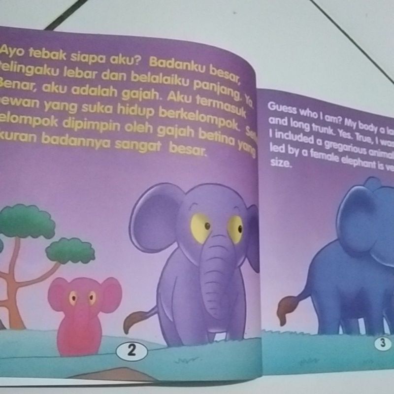 seri mengenal hewan/seri dua bahasa/cerita dua bahasa/buku cerita anak