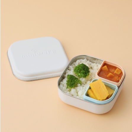 Miniware Grow Bento Set - Kotak Makan Stainless Lunch Box Anak