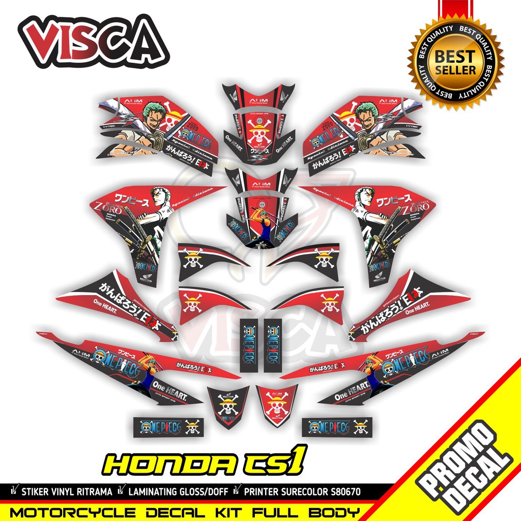 Decal Stiker Cs1 Striping Cs1 One Piece
