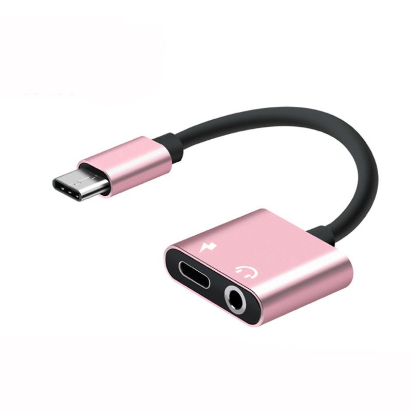 Cre Charging/Adaptor Music Type-C USB C to 3.5mm Headset Jack Adapter Plug &amp; Untuk Bermain USB 3.1 Type-C Adapter OTG Adapt