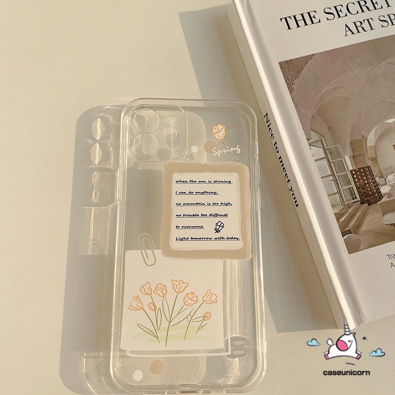 Floral Case Samsung A14 A04 A04s A04E A22 A32 A52 A72 A12 A50 A50s A30s A52S A51 A71 A21s A31 A03 A11 M23 A10 A33 A20s A03s A10 Transparan Fresh Flowers Bening Soft Cover Flower