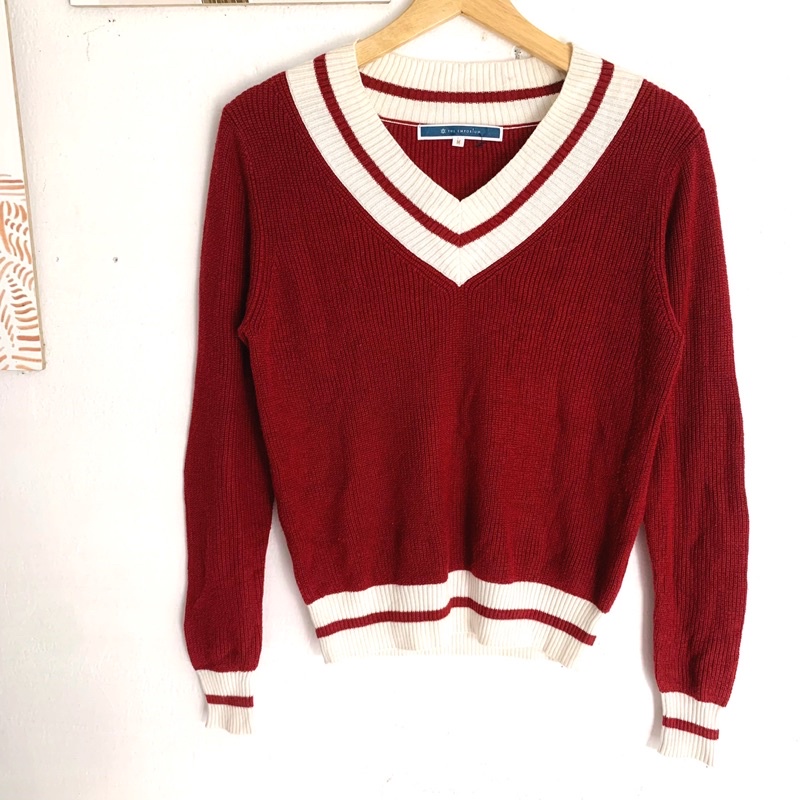 PRELOVED SWEATER RAJUT PREMIUM SWEATER ACADEMIA