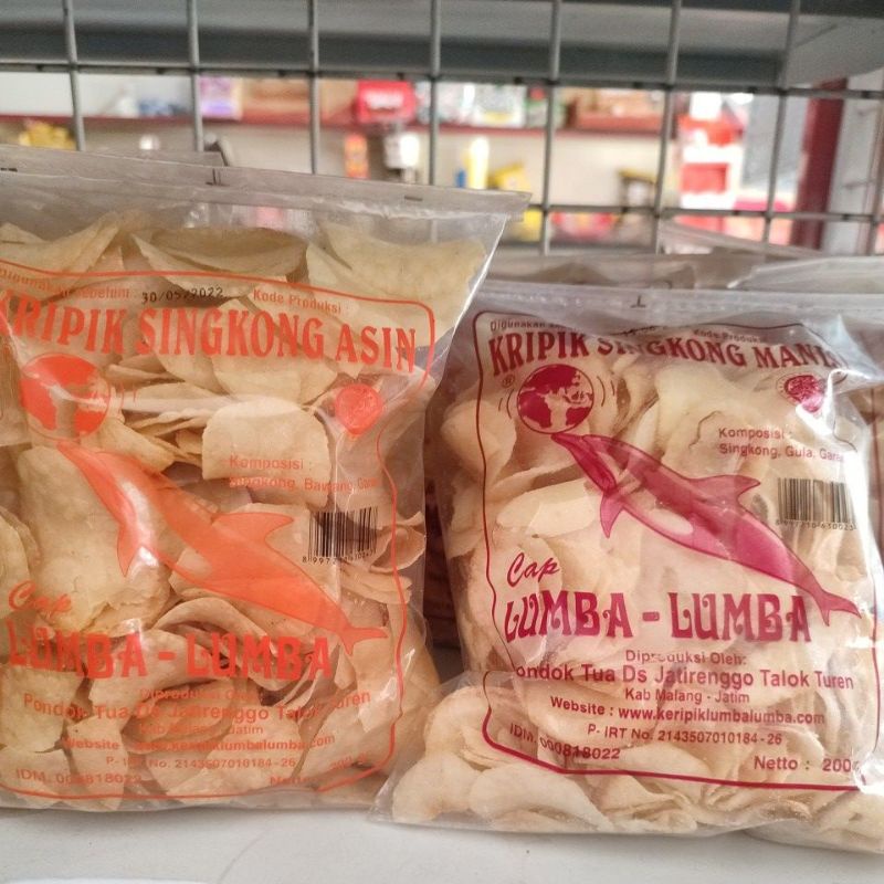 

Kripik Singkong Lumba Lumba 200gr