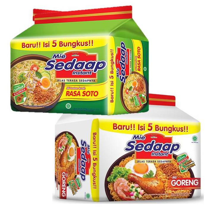 

Ready Stok Mie Sedaap Soto 75 Gr Isi 5 + Mie Sedaap Goreng 90 Gr Isi 5